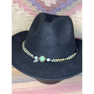 TURQUOISE BROWN WESTERN fall HATBAND HAT BAND SOUTHWEST MEN WOMEN BOHO RANCH new